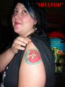 Her tat. is of Grandpa Simpson's platoon icon!!!
